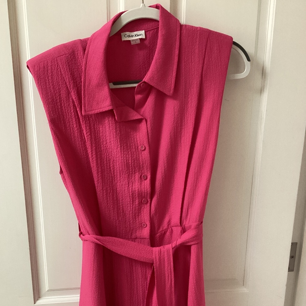 Calvin Klein pink dress Size 12
